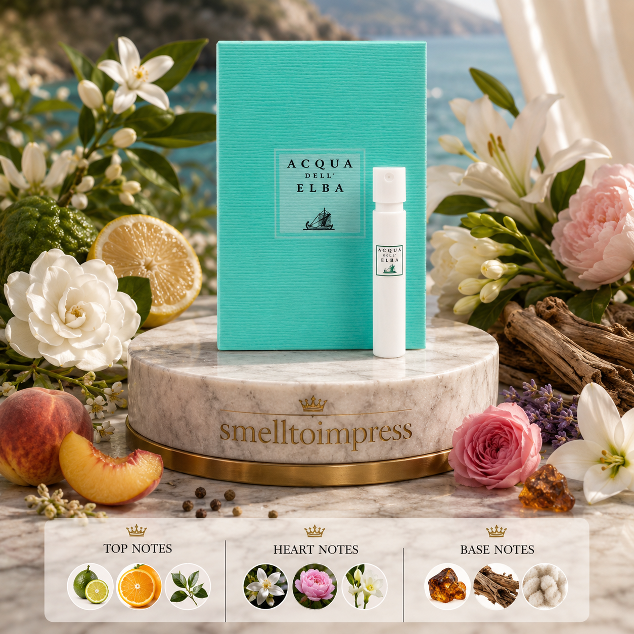 zdjęcie oficjalnej próbki perfum Acqua Dell' Elba Essenza Donna 1,2 ml 0,04 fl. oz