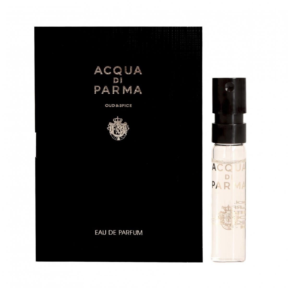 Acqua Di Parma Oud i przyprawa 1,5ml 0,05fl.oz. oficjalne próbki perfum Acqua Di Parma Oud & Spice 1,5ml 0,05fl.oz. oficjalne próbki zapachów