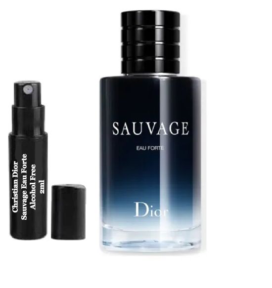 Tester zapachu Christian Dior Sauvage Eau Forte 2 ml 0,06 uncji. Zapach bezalkoholowy