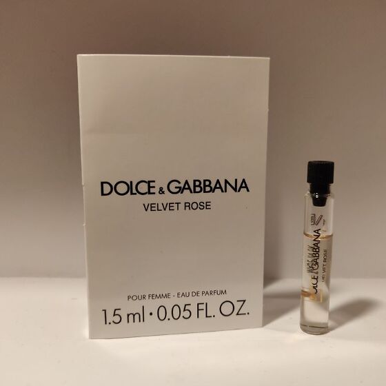 Dolce & Gabbana VELVET Rose 1.5ml oficjalna próbka perfum