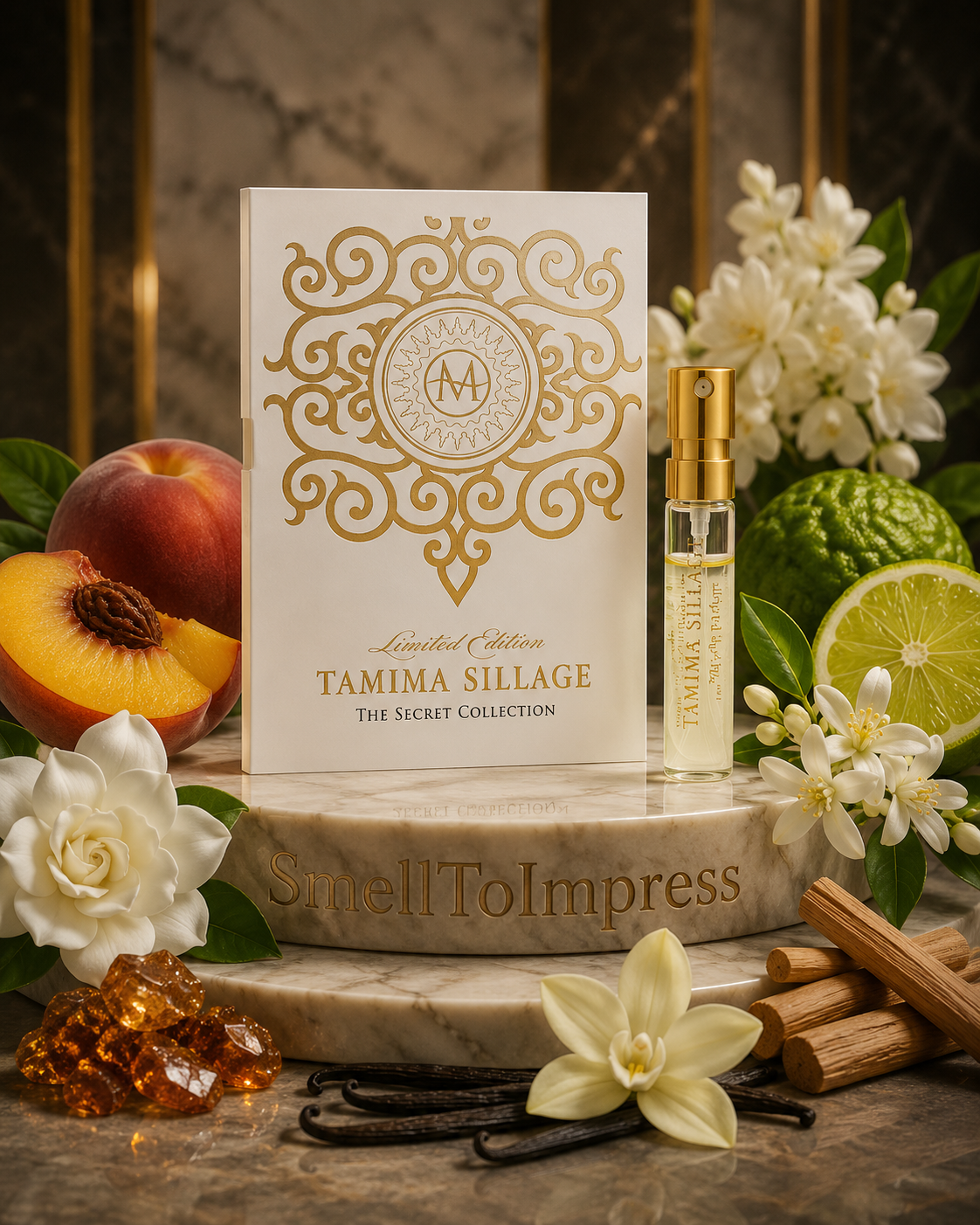 image of Moresque Tamima Sillage 0.068 OZ 2 ML official perfume sample