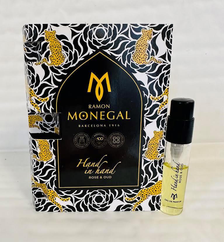 Ramon Monegal Hand in Hand Rose & Oud oficjalna próbka perfum 2ml 0.06 fl.o.z. tester perfum