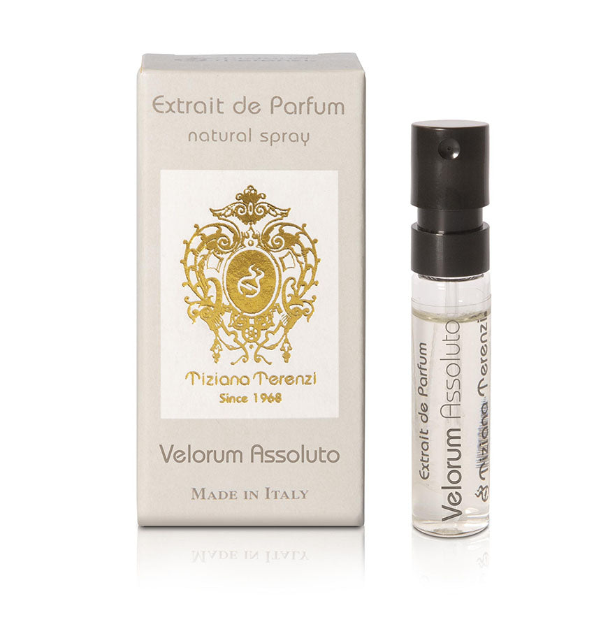 TIZIANA TERENZI Velorum Assoluto Extrait de parfum 0,05 OZ 1,5 ML oficjalny tester perfum