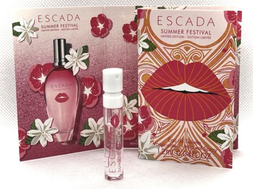 Escada Summer Festival edycja limitowana 1,2 ml 0,04 uncji płynu oficjalne próbki perfum