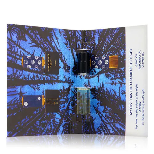 oficjalna próbka perfum Floraiku My Love Has The Colour Of The Night o pojemności 1,5 ml