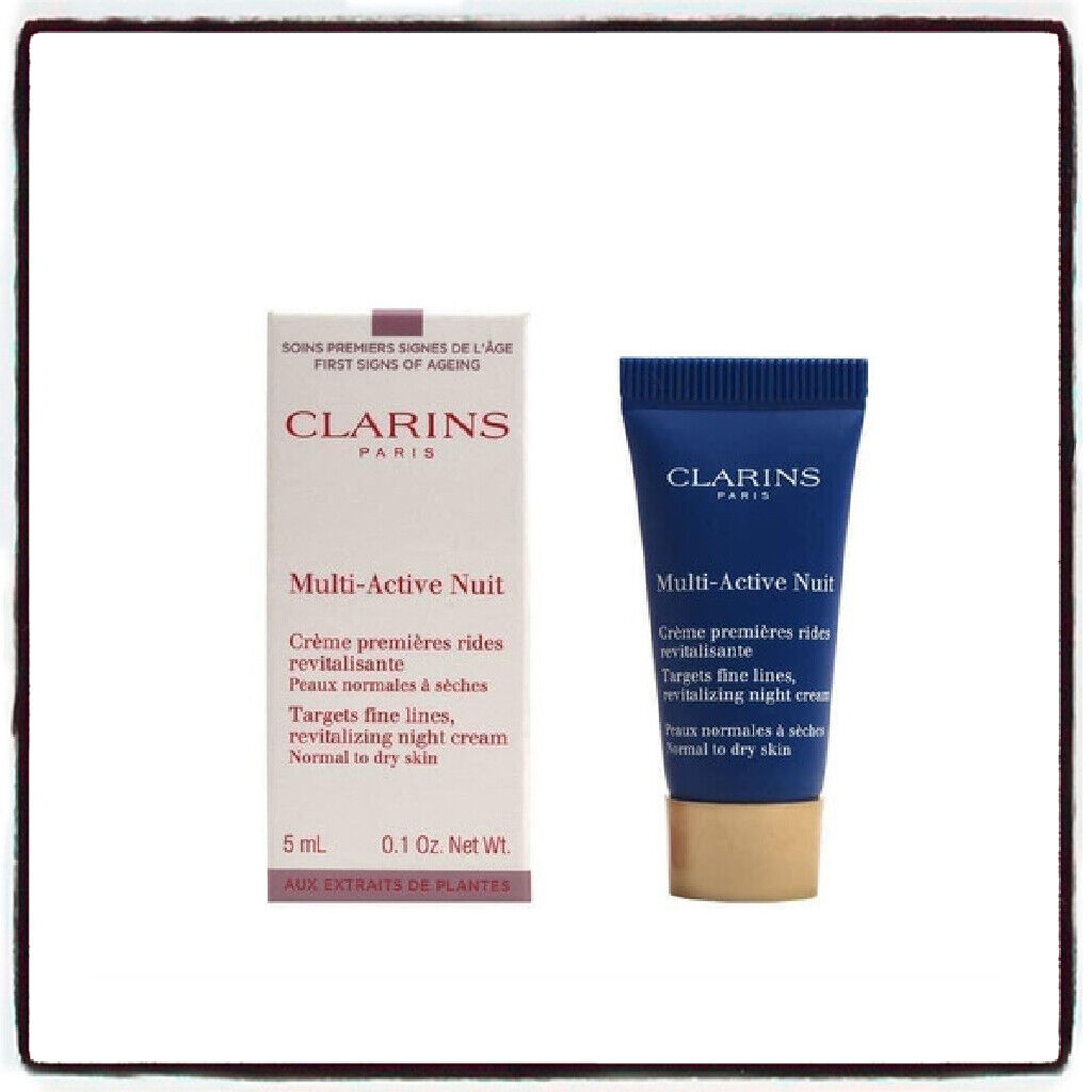 Próbka mini kosmetyków pielęgnacyjnych Clarins Multi-Active Nuit 5 ml Skóra normalna i sucha