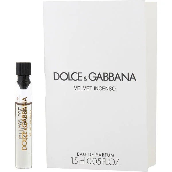 Aksamitne kadzidło Dolce & Gabbana 1,5 ml 0,05 fl. o.z. επίσημο δείγμα αρώματος, Velvet Incenso By Dolce & Gabbana 1,5ml 0,05 fl. o.z. oficjalna próbka perfum, Velvet Incenso By Dolce & Gabbana 1,5ml 0,05 fl. o.z. официальный образец духов, Velvet In