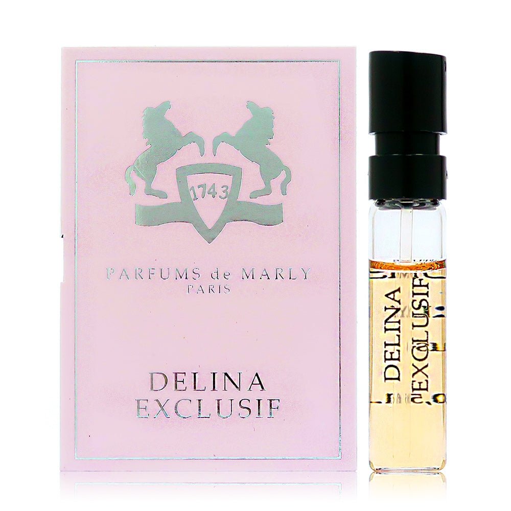 Parfums De Marly Delina Exclusif 1,2 ml 0,05 fl.o.z. hivatalos parfüm minta, Parfums De Marly Delina Exclusif 1,2ml 0,05 fl.o.z. amostra oficial de perfume, Parfums De Marly Delina Exclusif 1,2ml 0,05 fl.o.z. 官方香水样品, Najbardziej oficjalne perfumy Par
