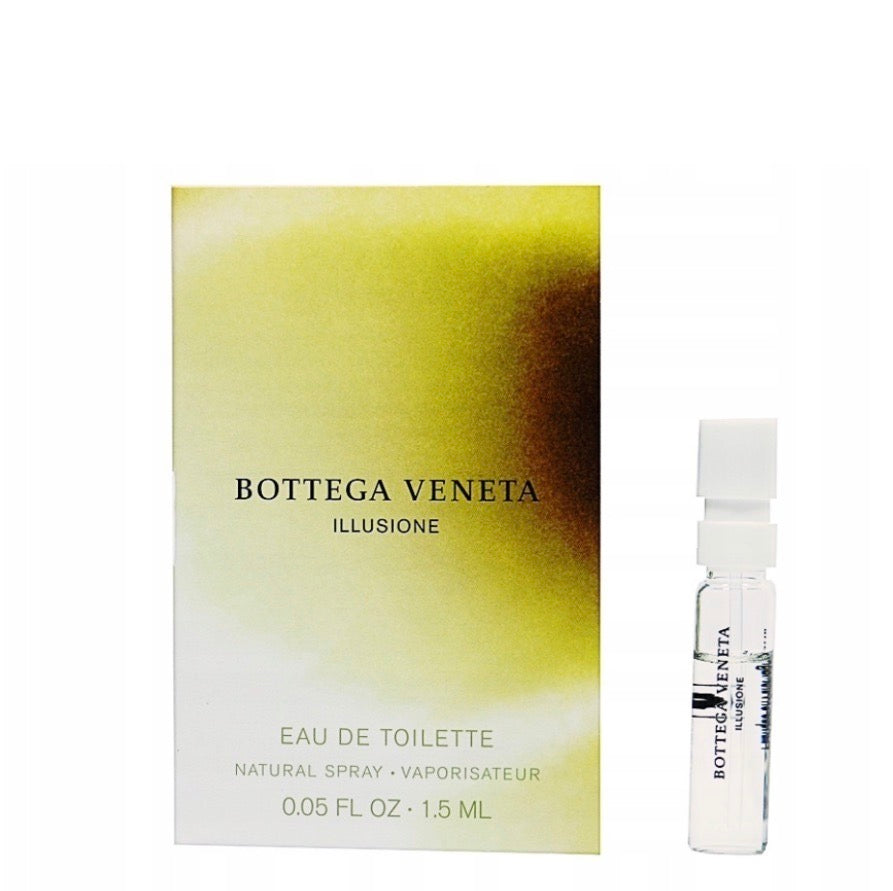 Bottega Veneta Illusione dla mężczyzn 1,5 ml 0,07 fl. uncja oficjalna próbka perfum Bottega Veneta Illusione Men 1,5 ml 0,07 fl. uncja oficjalna próbka zapachu