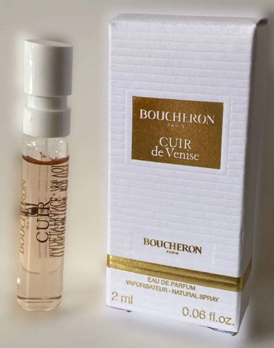 Boucheron Cuir de Venise 2ml 0,06 fl. uncja oficjalne próbki perfum, Boucheron Cuir de Venise 2ml 0.06 fl. uncja oficjalne próbki zapachów