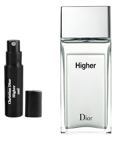 Dostępne są próbki perfum Christian Dior Higher 1ml 0,034 fl. oz.