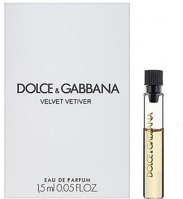 Dolce & Gabbana VELVET Vetiver 1.5 ML oficjalna próbka perfum