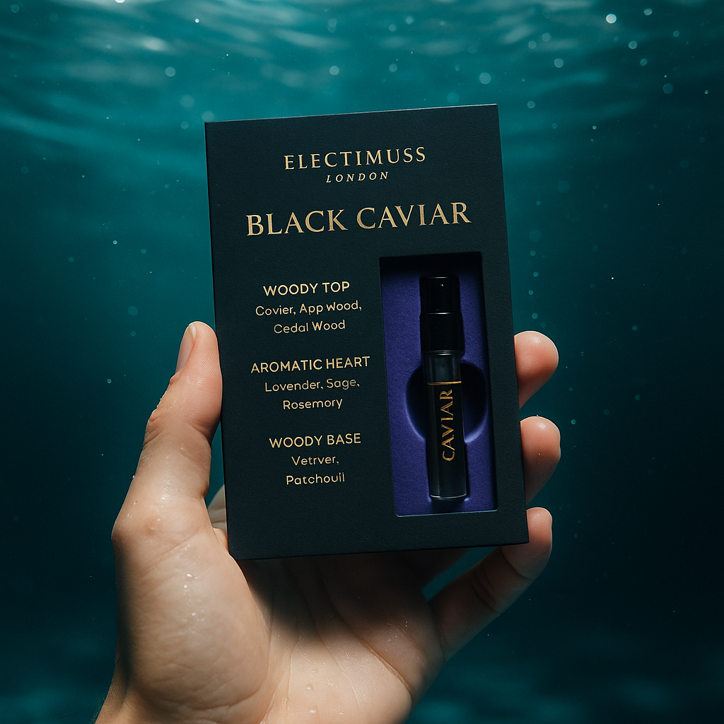 Electimuss London Black Caviar 1,5 ml 0,05 uncji płynu oficjalna próbka perfum