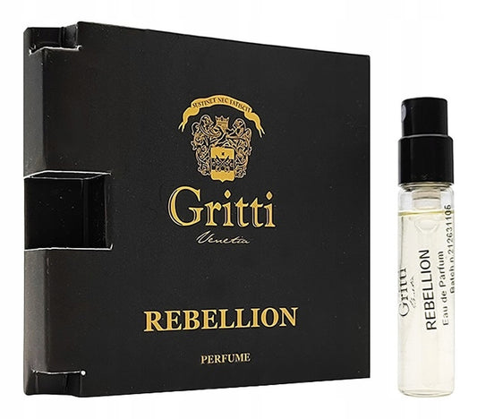 Gritti Rebellion oficjalna próbka perfum 2 ml 0,06 fl. oz.