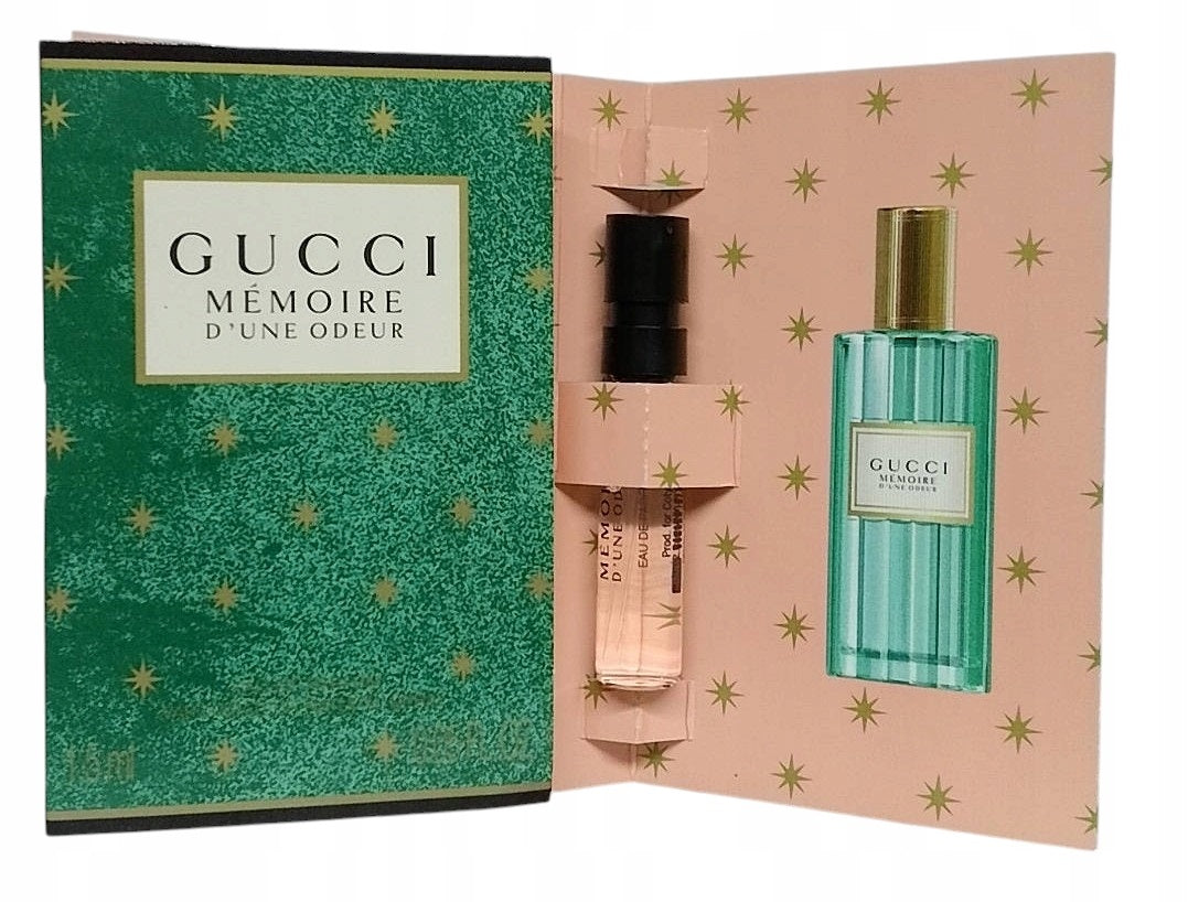 Gucci Memoire d' Une Odeur marki Gucci Parfums oficjalna próbka perfum 1,5 ml 0,05 fl. uncja wycofany zapach