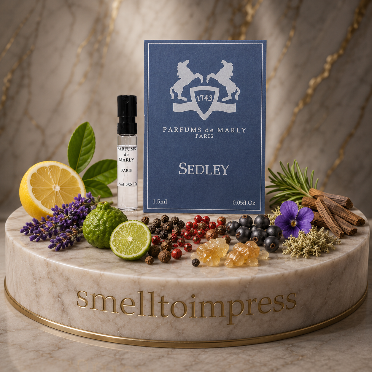 Parfums de Marly Sedley oficjalna próbka perfum 1,5 ml 0,05 fl. oz.