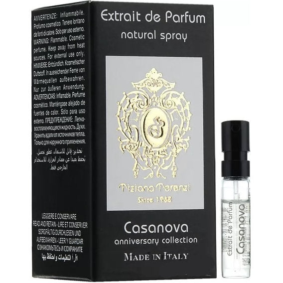 TIZIANA TERENZI Casanova Extrait de parfum 0.05 OZ 1.5 ML oficjalna próbka perfum