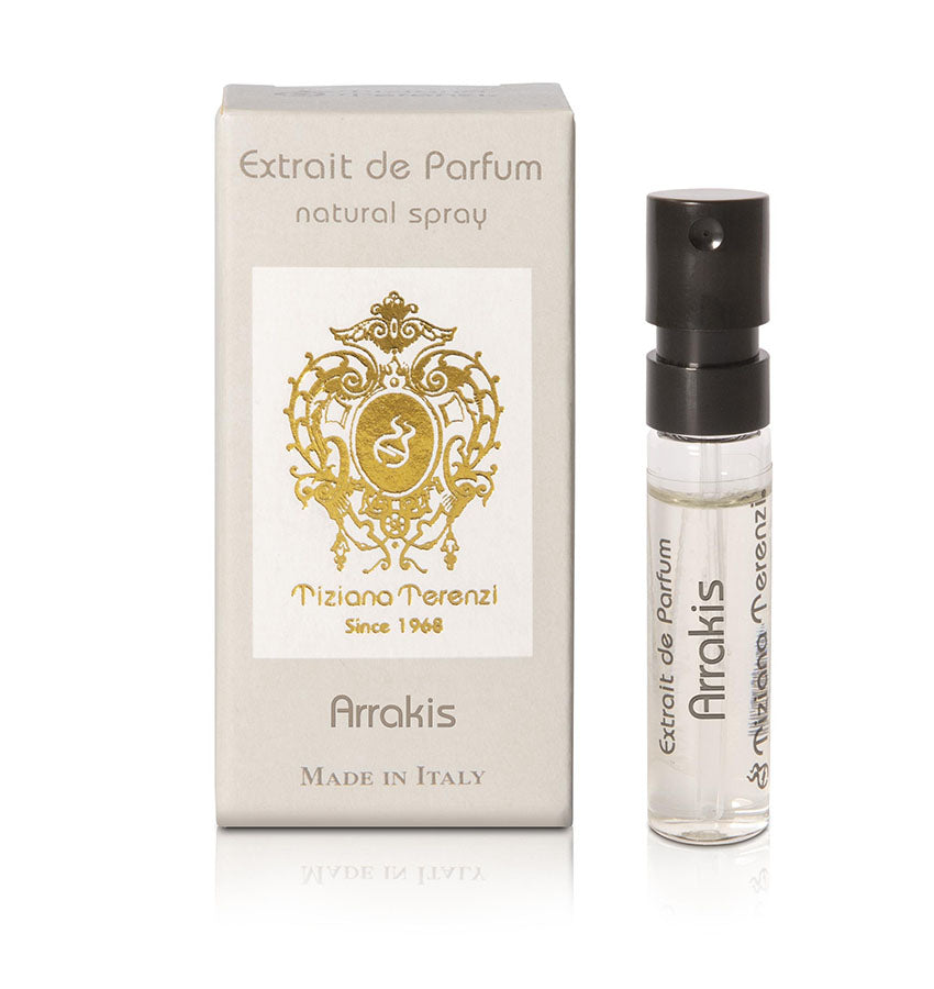 TIZIANA TERENZI Arrakis Ekstrakt perfum 0,05 OZ 1,5 ML oficjalna próbka perfum, TIZIANA TERENZI Arrakis Ekstrakt perfum 0,05 OZ 1,5 ML Oficjalna próbka perfum