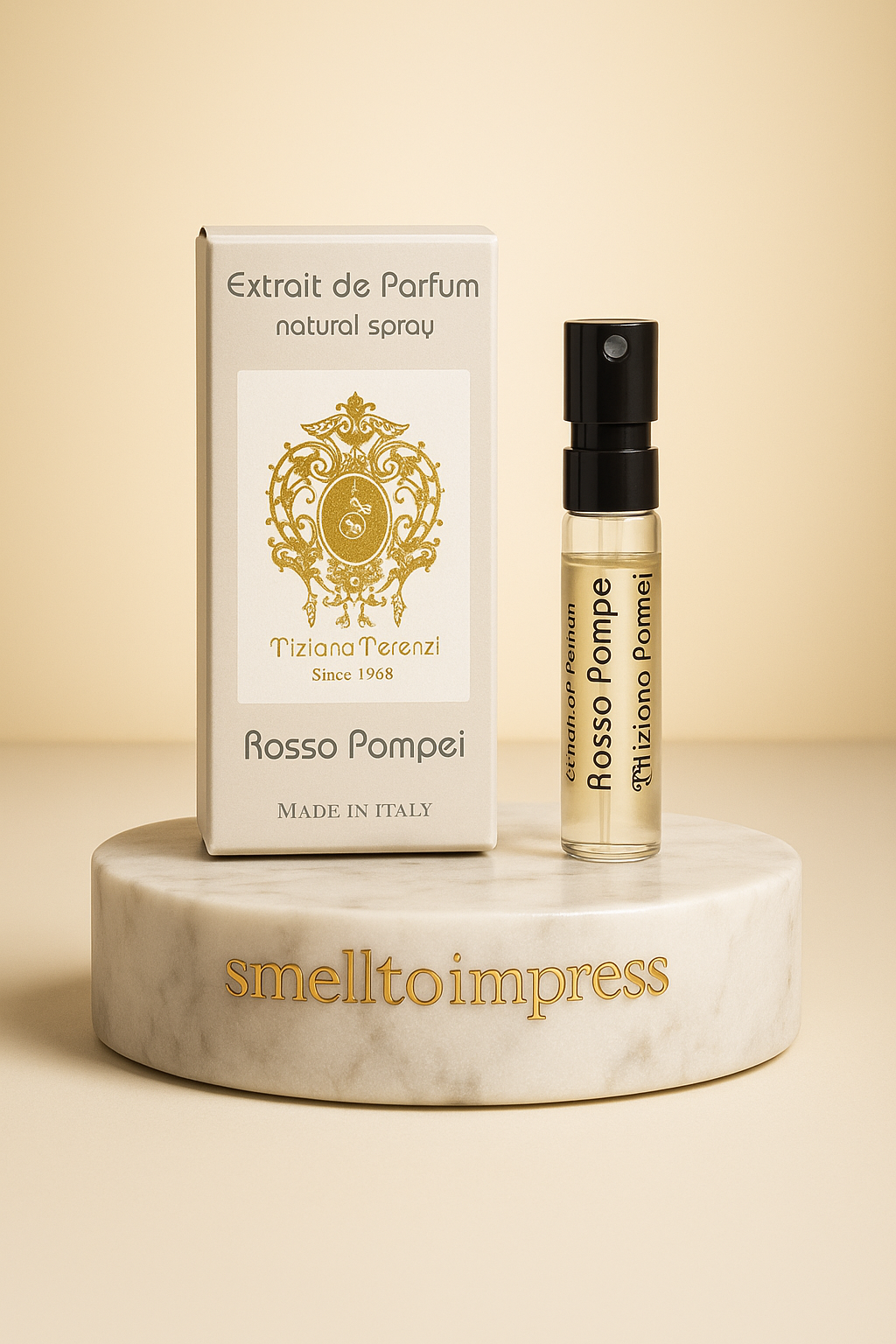 obraz TIZIANA TERENZI Luna Collection Rosso Pompei Extrait de parfum 0,05 OZ 1,5 ML oficjalna próbka perfum