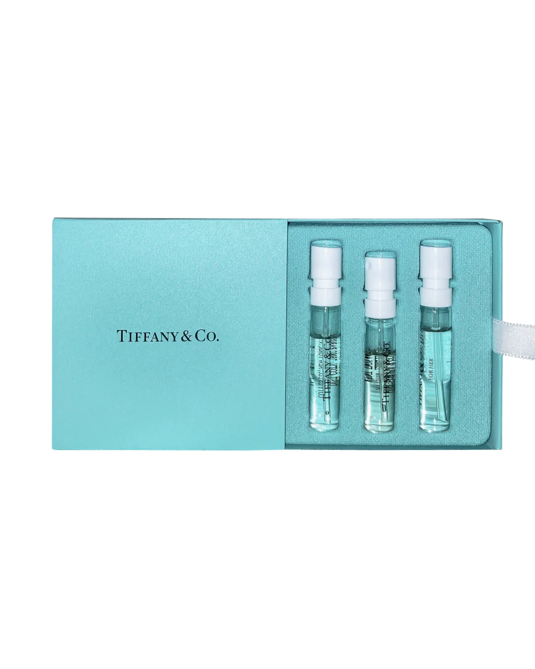 Zestaw próbek sprayu Tiffany & Co.: EDP dla niej 1,2 ml + Rose Gold EDP 1,5 ml + Rose Gold Intense 1,5 ml