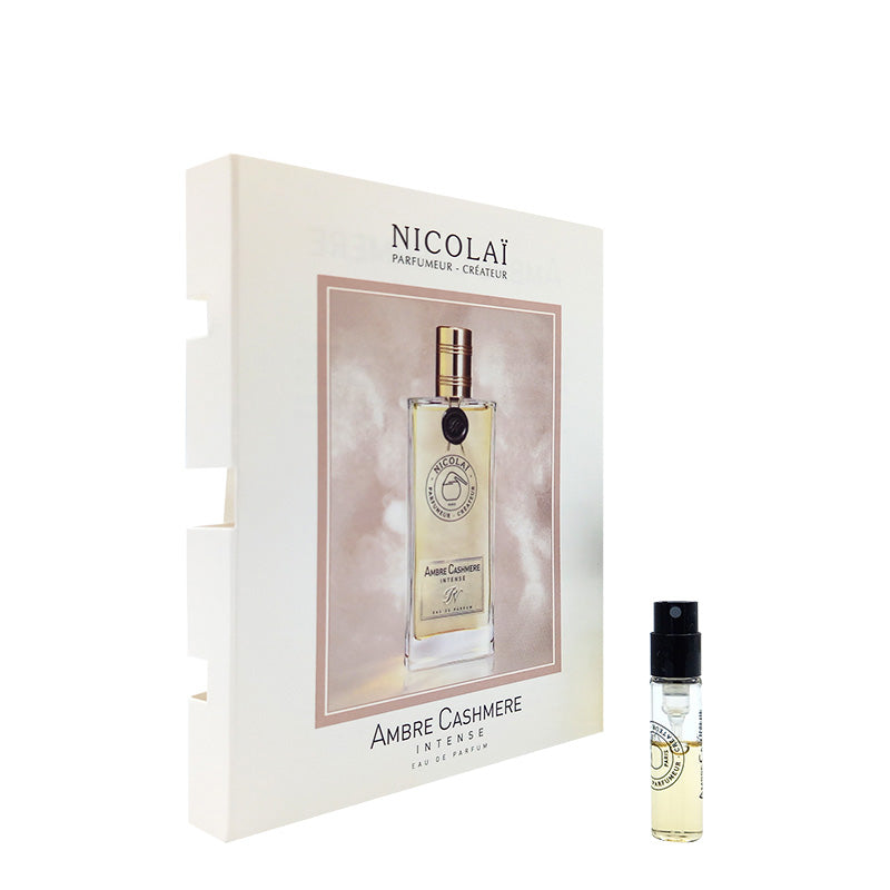oficjalne próbki perfum Nicolai Amber Cashmere Intense 1,8 ml 0,07 uncji.