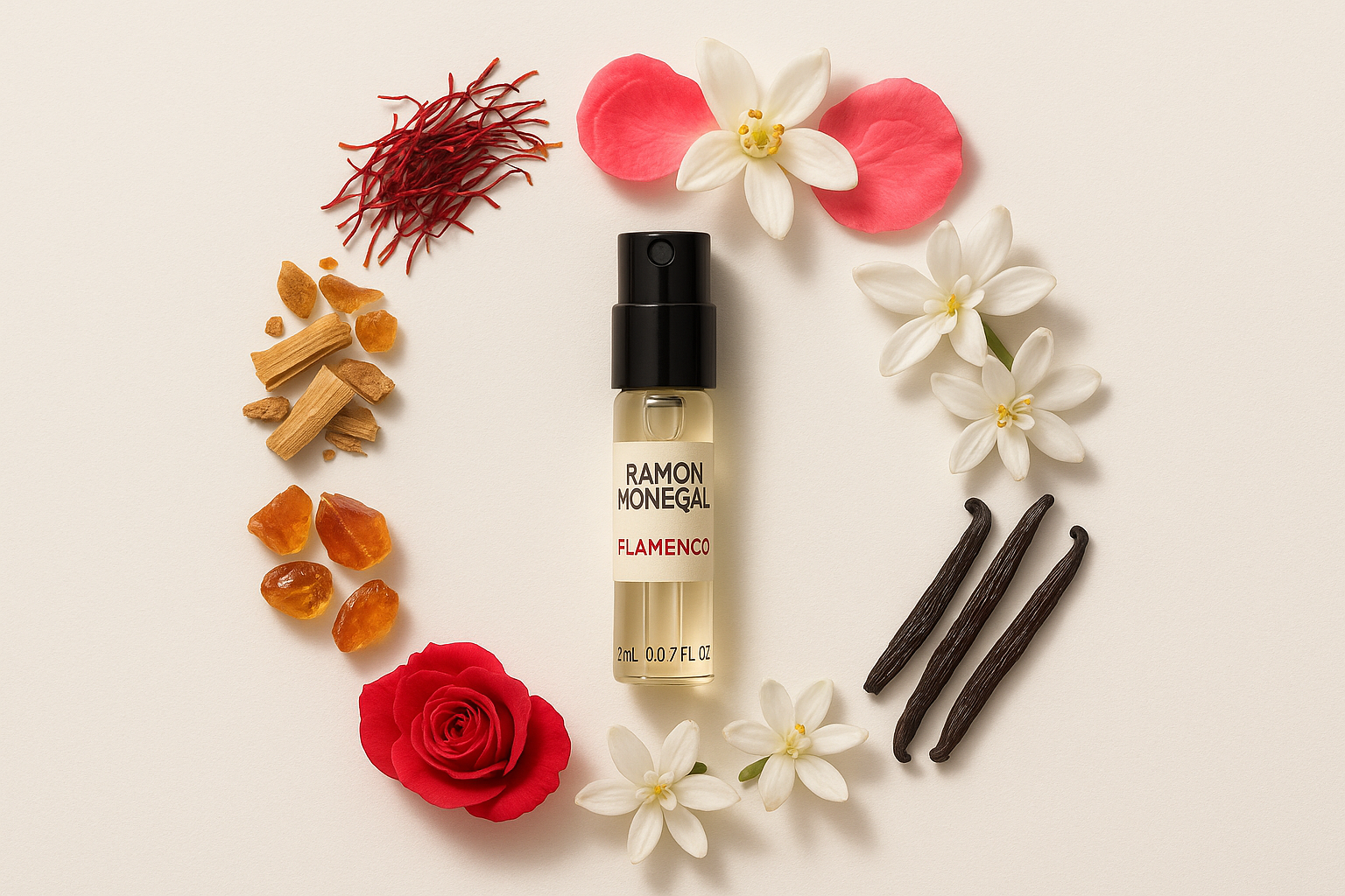 Oficjalna próbka perfum Ramon Monegal Flamenco 2ml 0,06 fl.o.z. tester perfum