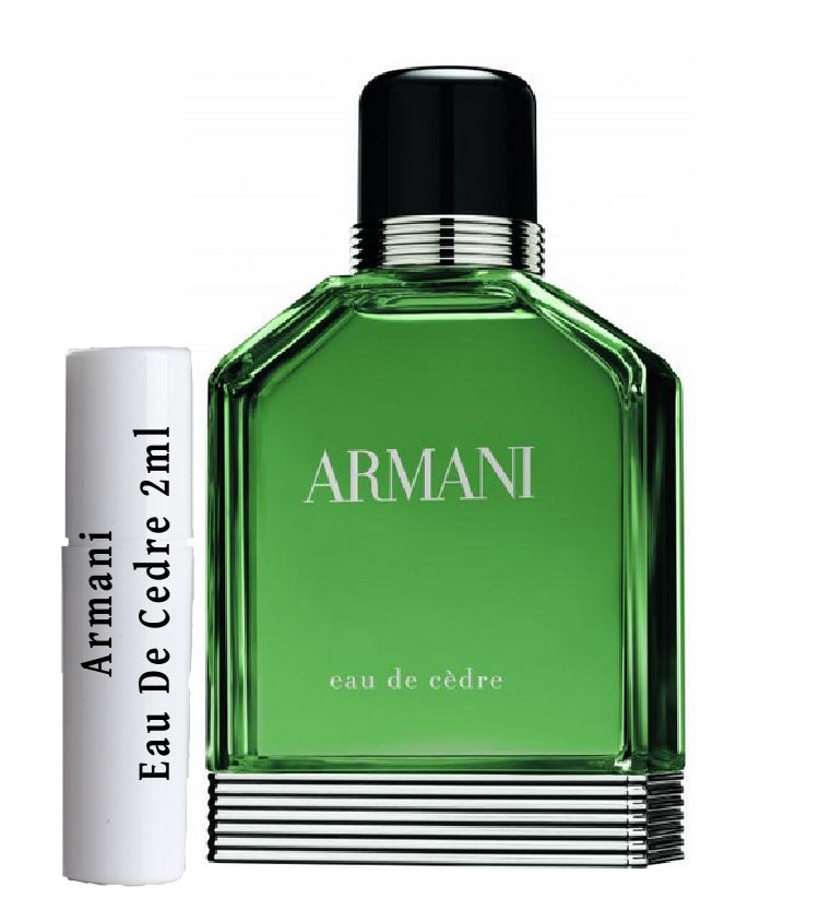 Armani Eau De Cedre samples 2ml