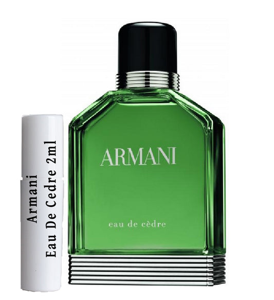 Armani Eau De Cedre samples 2ml