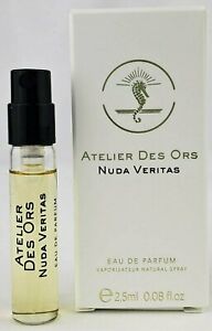 Atelier Des Ors Nuda Veritas 2,5 ml 0,08 fl. uncja offizielle Parfümprobe, Atelier Des Ors Nuda Veritas 2,5ml 0,08 fl. uncja officiellt parfymprov, Atelier Des Ors Nuda Veritas 2,5 ml 0,08 fl. uncja officiel parfumeprøve, Atelier Des Ors Nuda Veritas