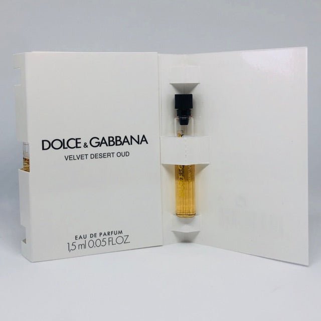 Aksamitny oud pustynny marki Dolce & Gabbana 1,5 ml 0,05 fl. o.z. échantillon de parfum officiel, Velvet Desert Oud By Dolce & Gabbana 1,5 ml 0,05 fl. o.z. virallinen hajuvesinäyte, Velvet Desert Oud By Dolce & Gabbana 1,5ml 0,05 fl. o.z. oficjalna p