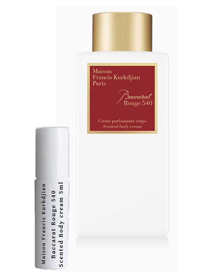 Maison Francis Kurkdjian Baccarat Rouge 540 Scented Body Cream sample 5ml
