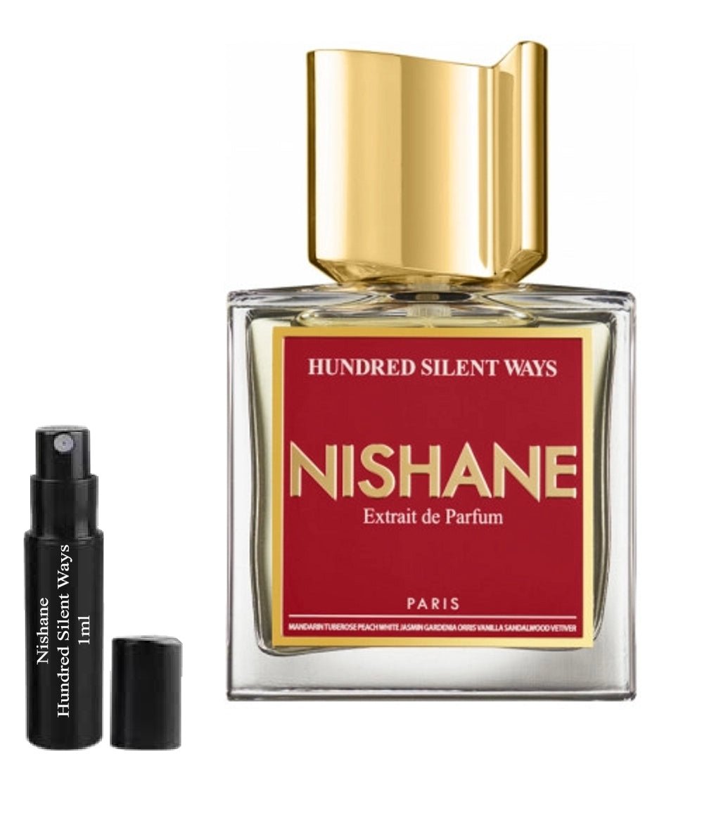 Nishane Hundred Silent Ways 1ml 0.03 fl. o.z. perfume sample, Nishane Hundred Silent Ways 1ml 0.03 fl. o.z. 液量オンス公式香水サンプル, Nishane Hundred Silent Ways 1ml 0.03 fl. o.z. парфюмна проба, Nishane Hundred Silent Ways 1ml 0.03 fl. o.z. échantillon de parf