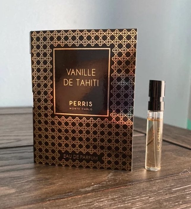 Perris Monte Carlo Vanille de Tahiti 2,0ml échantillon de parfum officiel, Perris Monte Carlo Vanille de Tahiti 2,0ml virallinen hajuvesinäyte, Perris Monte Carlo Vanille de Tahiti 2,0ml oficjalna próbka perfum, Perris Monte Carlo Vanille de Tahiti 2