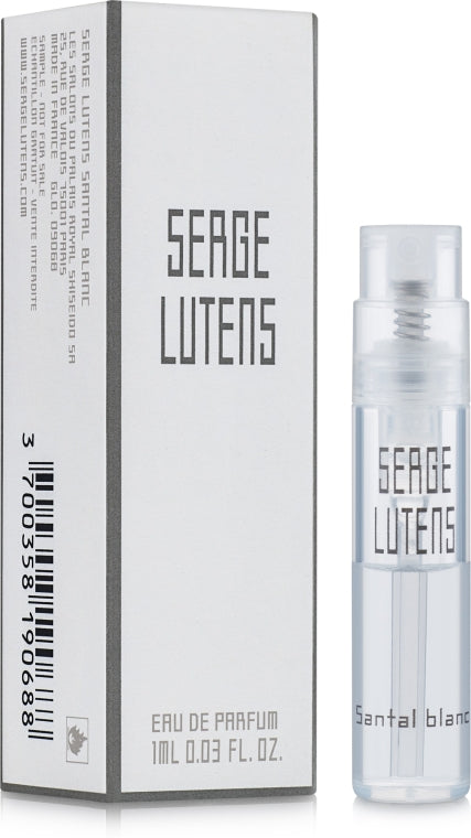 Serge Lutens Santal Blanc 1ml 0.03 fl. oz. oficjalne próbki zapachów