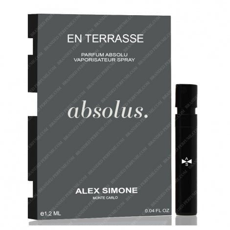 Alex Simone En Terrasse Parfum Absolu 1,2 ml 0,04 fl. uncja oficjalne próbki perfum